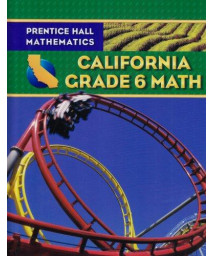 Prentice Hall Mathematics California Grade 6 Math      (Hardcover)