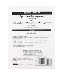 Student CD for Operations Management