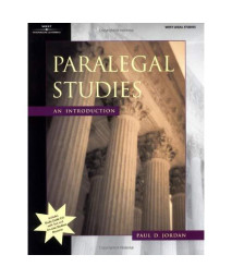 Paralegal Studies: An Introduction (Paralegal Series)
