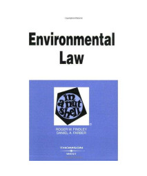 Environmental Law in a Nutshell (Nutshell Series)