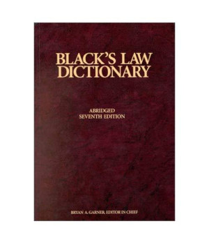 Blacks Law Dictionary, 7th Edition
