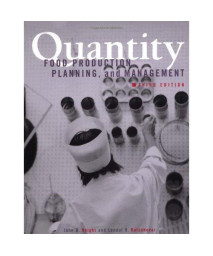 Quantity Food Production, Planning, and Management, 3rd Edition