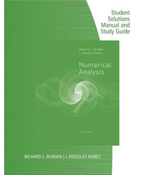 Student Solutions Manual with Study Guide for Burden/Faires’ Numerical Analysis, 9th      (Paperback)