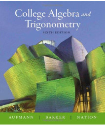 College Algebra and Trigonometry      (Hardcover)