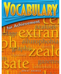Great Source Vocabulary for Achievement: Student Edition Grade 7 First Course 2006