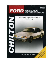 Ford Mustang, 1989-93 (Chilton Total Car Care Series Manuals)