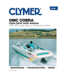 OMC Cobra Stern Drive Shop Manual, 1986-1993 (Includes 1988 and 1989 King Cobra Models)
