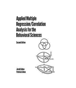 Applied Multiple Regression/Correlation Analysis for the Behavioral Sciences      (Hardcover)