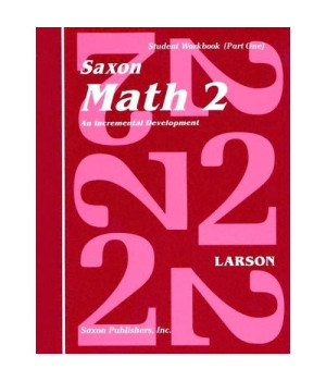 Saxon Math 2: An Incremental Development Part 1 & 2 (Workbook and Fact Cards-2  volume set)
