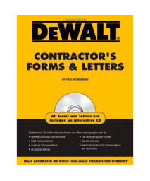 DEWALT Contractor's Forms & Letters (DEWALT Series)