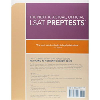 The Next 10 Actual, Official LSAT PrepTests (Lsat Series)