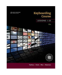 Keyboarding Course, Lessons 1-25: College Keyboarding, Spiral bound