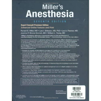 Miller's Anesthesia: Expert Consult Premium Edition - Enhanced Online Features and Print, 2-Volume Set, 7e (Anesthesia (Miller))