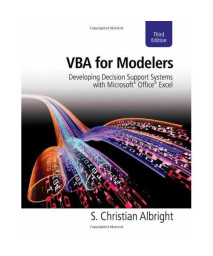 VBA for Modelers: Developing Decision Support Systems with Microsoft Office Excel (with Premium Online Content Printed Access Card)
