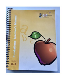 Fundations Teacher's Manual K-1