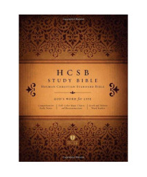 HCSB Study Bible, Jacketed Hardcover