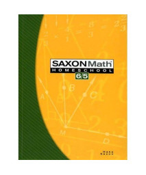 Saxon Math 6/5: Homeschool, 3rd Edition