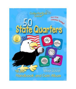 50 State Quarters CollectorKids Guide Handbook and Coin Album