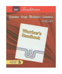 Warriner's Handbook: Second Course: Grammar, Usage, Mechanics, Sentences