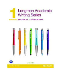 Longman Academic Writing Series 1: Sentences to Paragraphs (2nd Edition)