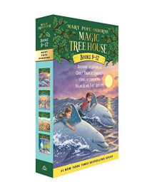 Magic Tree House Boxed Set, Books 9-12: Dolphins At Daybreak, Ghost Town At Sundown, Lions At Lunchtime, And Polar Bears Past Bedtime
