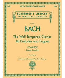 Bach - El Clave Bien Temperado (Completos) Para Piano (Czerny)
