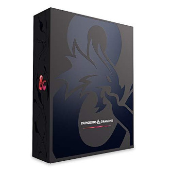 Dungeons & Dragons Core Rulebooks Gift Set (Special Foil Covers Edition With Slipcase, Player'S Handbook, Dungeon Master'S Guide, Monster Manual, Dm Screen)