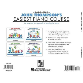 Easiest Piano Course Part 2 John Thompson'S
