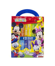 Disney Junior Mickey Mouse Clubhouse - My First Library Board Book Block 12-Book Set - Pi Kids