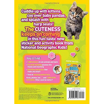 National Geographic Kids Cutest Animals Sticker Activity Book: Over 1,000 Stickers!