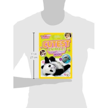 National Geographic Kids Cutest Animals Sticker Activity Book: Over 1,000 Stickers!