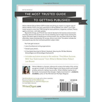 Writer'S Market Deluxe Edition 2019: The Most Trusted Guide To Getting Published (Market (2019))