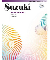 Suzuki Viola School, Vol 8: Viola Part, Book & Cd