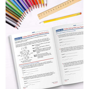 Spectrum Grade 8 Math Workbook - Pythagorean Theorem, Rational Irrational Numbers, Geometry With Practice, Tests, Answer Key For Homeschool Or Classroom (160 Pgs)
