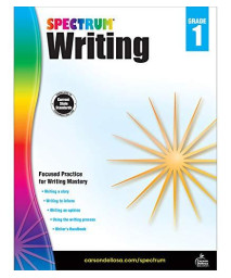Spectrum | Writing Workbook | 1St Grade, 112Pgs