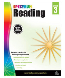Spectrum | Reading Workbook | 3Rd Grade, 174Pgs