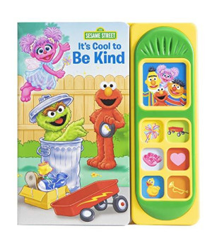 Sesame Street Elmo, Abby Cadabby, Zoe, And More! - It'S Cool To Be Kind Sound Book - Pi Kids (Play-A-Sound)