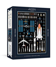 The History Of Space Travel Puzzle: Astronomical 500-Piece Jigsaw Puzzle & Poster : Jigsaw Puzzles For Adults (Pop Chart Lab)