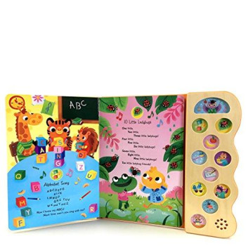 Abc & 123 Learning Songs: Interactive Children'S Sound Book (11 Button Sound) (Early Bird Song)