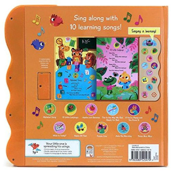 Abc & 123 Learning Songs: Interactive Children'S Sound Book (11 Button Sound) (Early Bird Song)