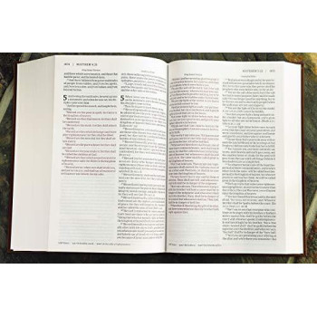 Kjv, Amplified, Parallel Bible, Large Print, Hardcover, Red Letter: Two Bible Versions Together For Study And Comparison
