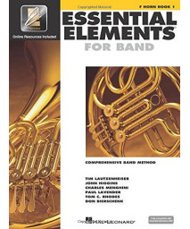 Essential Elements For Band - F Horn Book 1 With Eei (Cor)