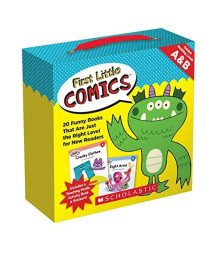 First Little Comics Parent Pack: Levels A & B: 20 Funny Books That Are Just The Right Level For New Readers
