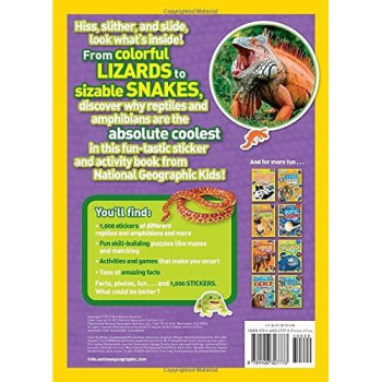 National Geographic Kids Reptiles And Amphibians Sticker Activity Book (Ng Sticker Activity Books)
