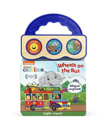 The Wheels on the Bus (Nick Jr. Canticos 3-button Early Bird Sound Books) (Canticos Bilingual Sound Books)
