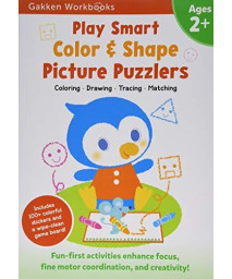 Play Smart Color & Shape Picture Puzzlers Age 2+: At-Home Activity Workbook (11)