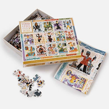 Women in Art Puzzle: Fearless Creatives Who Inspired the World 500-Piece Jigsaw Puzzle and Poster: Jigsaw Puzzles for Adults and Jigsaw Puzzles for Kids