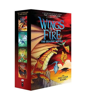Wings of Fire #1-#4: A Graphic Novel Box Set (Wings of Fire Graphic Novels #1-#4) (Wings of Fire Graphix)