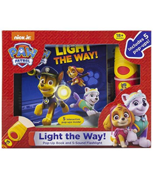 Nickelodeon PAW Patrol - Light the Way! A Little Flashlight Adventure Sound Book - PI Kids