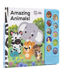 Baby Einstein - Amazing Animals 10-Button Sound Book - PI Kids (Play-A-Sound)